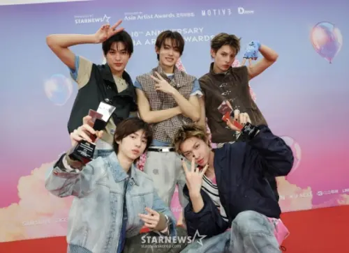 ▲出道不久的男團CORTIS也憑藉AAA舞台成功吸引大量新粉絲。（圖／三立電視提供）