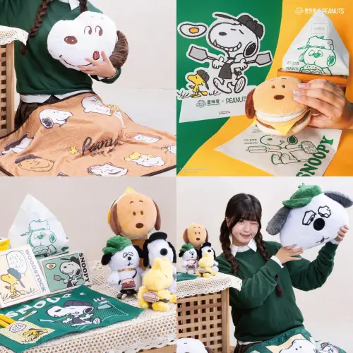 ▲早餐麥味登聯名《Peanuts花生漫畫》，SNOOPY史努比第二波周邊商品。（圖／麥味登FB）