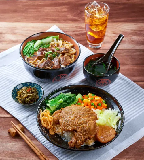 ▲三商巧福週年慶，「牛肉麵、排骨飯」都只要109元，爽吃9天優惠。（圖／三商巧福 3375.com.tw）