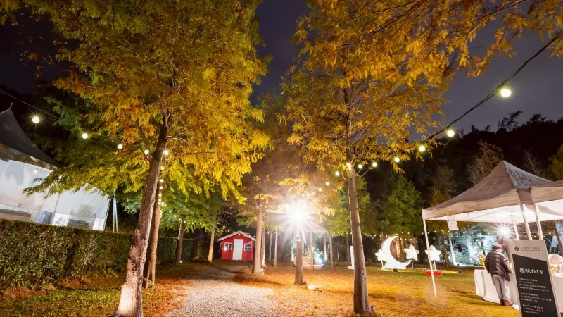▲擁有7000坪森林莊園的「青青食尚花園會館」將舉辦年度限定「落羽松變色季 × 星空BBQ派對」。（圖／青青食尚花園會館提供）