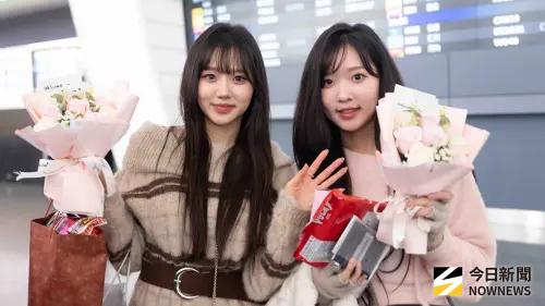 直擊／李珠珢默契小夥伴來台！姜秀京落地秒衝免稅店　只為這件事
