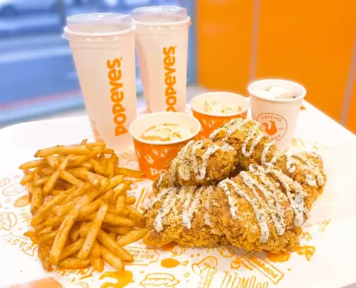 ▲美國Popeyes冬天「松露馥郁香」新品。（圖／記者蕭涵云攝）