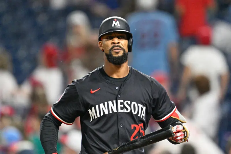 ▲巴克斯頓曾是大聯盟頂級新秀，最著名紀錄是在2017年用13.85秒跑出場內全壘打，寫下當時大聯盟紀錄，受封MLB「最速男」稱號。（圖／美聯社／達志影像）