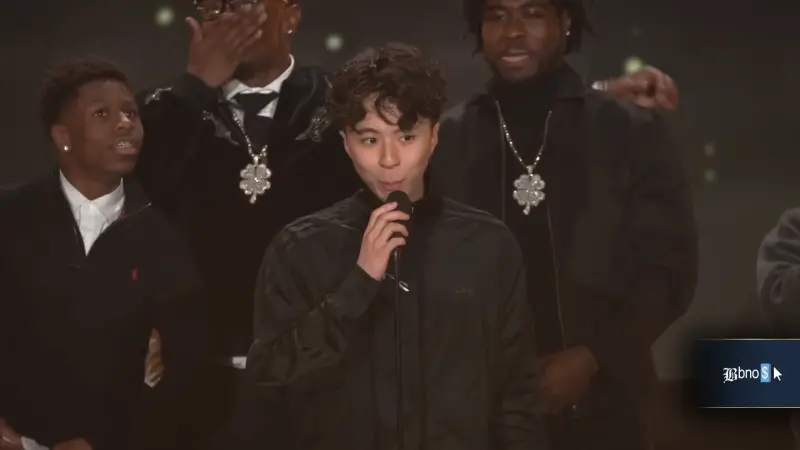 ▲台灣最強高中生Ray成為2025年度最佳實境實況主。（圖／Youtube＠The Streamer Awards）