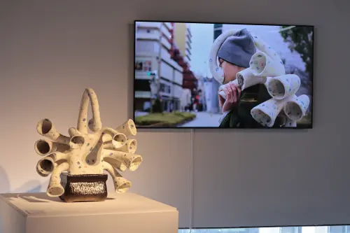 ▲「創作獎」首獎高辰翔《告別》。