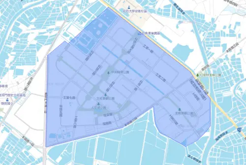 ▲12月10日台南市停水範圍。（圖／自來水公司）