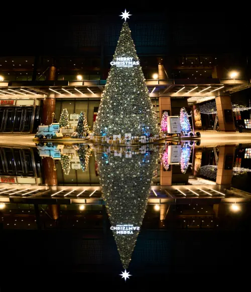 ▲浪漫雪花耶誕樹。（圖／新光三越提供）