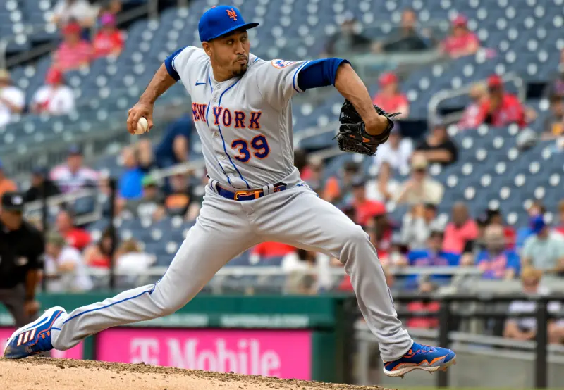 ▲美國職業棒球大聯盟（Major League Baseball）洛杉磯道奇終於在牛棚戰力上進行重大補強！根據《ESPN》與多家美媒報導，道奇與本季表現耀眼的終結者迪亞茲（Edwin Díaz）達成3年、6900萬美元（約為21億台幣）的合約，渴望補上陣中牛棚的弱點。（圖／美聯社／達志影像）