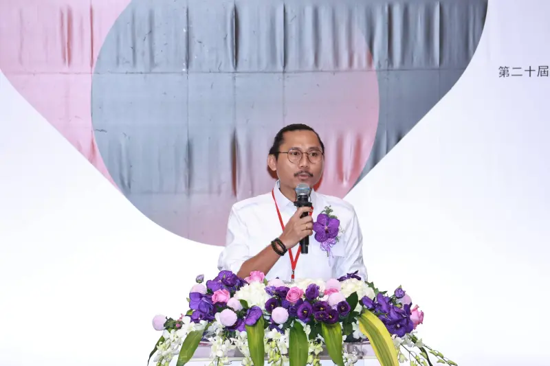 ▲得獎主代表Julius Ibrani。(圖/記者吳翊緁攝,2025.12.10)