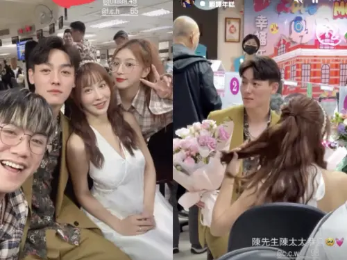 ▲陳晨威、啾啾