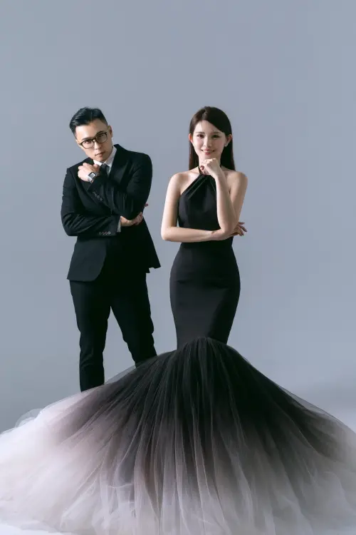 ▲美女主播林佩潔要結婚了！公開超仙婚紗照　選12/13登記理由超甜（圖／中天新聞提供）