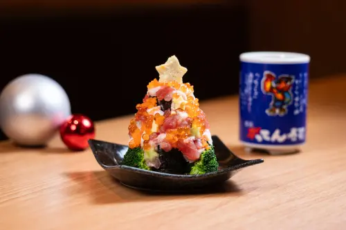 ▲合點壽司隱藏版「合點聖誕壽司」。（圖／合點壽司）