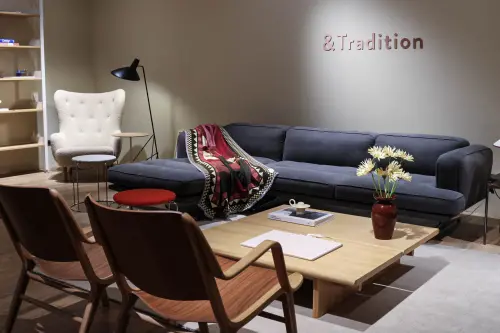 ▲200坪瑪黑家居仁愛店開幕，首見丹麥當代設計&Tradition台灣專屬品牌展廳。（圖／記者朱永強攝）