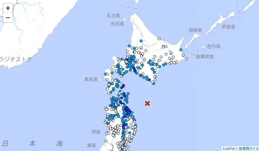 青森東部外海5.9地震！強震後狂搖23次 無海嘯風險