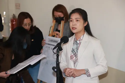 ▲陳秀寳支持國會助理連署。（圖／記者葉政勳攝，2025.12.11）