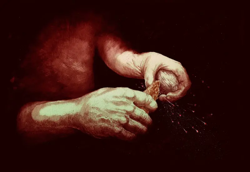 ▲根據英國考古團隊在薩福克郡（Suffolk）的最新發現，人類在距今40萬年前就掌握了生火的技巧，比原本普遍以為的已知用火時間要提早了足足35萬年。（示意圖／翻攝自大英博物館）