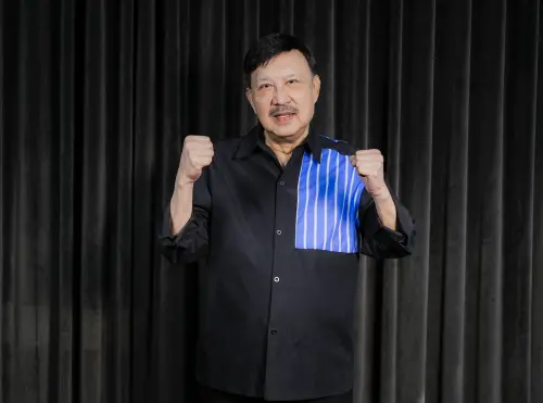 ▲余天透露自己曾罹患攝護腺癌、白內障。（圖／（圖／萬星傳播提供）