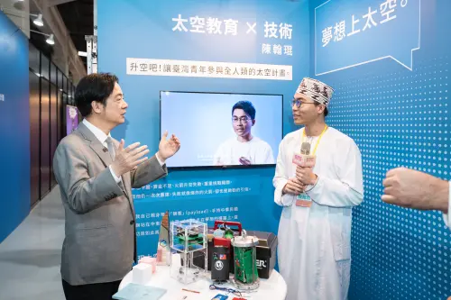 ▲賴清德今出席「青年百億海外圓夢基金計畫」成果交流展。（圖／總統府提供）