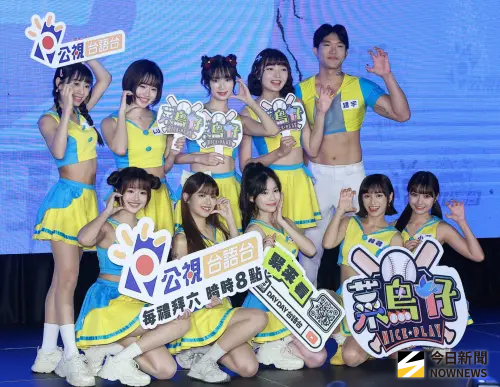 ▲南珉貞、黃鐙輝、嘎嘎、希希、筱晴（圖／記者葉政勳攝影）