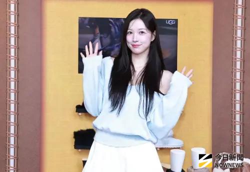 ▲李晧禎宣布再度加盟富邦勇士啦啦隊「Fubon Angels」，讓粉絲們興奮不已。（圖／記者吳翊緁攝影）