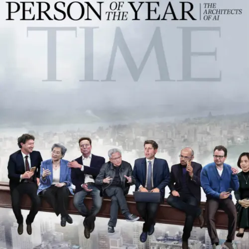 《時代》雜誌2025年度風雲人物！黃仁勳、蘇姿丰等多位AI巨擘上榜
