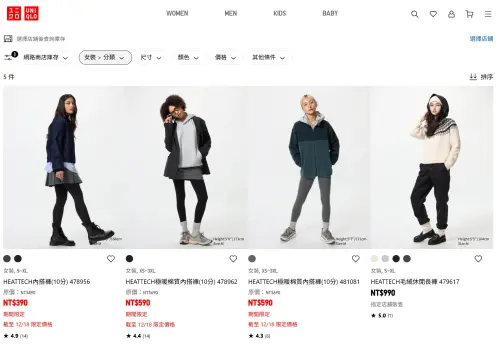 ▲（圖／台灣UNIQLO官網）