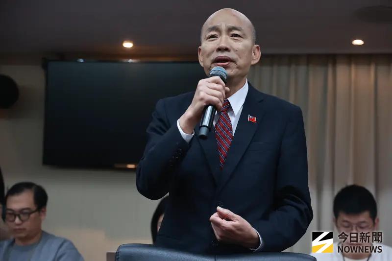 ▲立法院長韓國瑜直呼，既廉價、又拙劣。（圖／記者葉政勳攝）