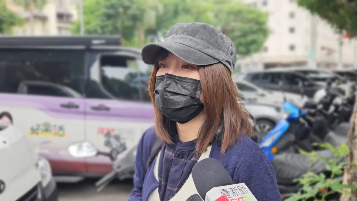 ▲前台北市議員林穎孟控訴前夫林致光家暴並出庭作證，她當庭淚崩。（圖／記者劉松霖攝）