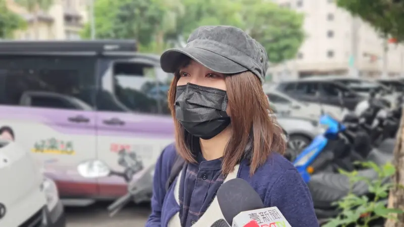 ▲前台北市議員林穎孟控訴前夫林致光家暴並出庭作證，她當庭淚崩。（圖／記者劉松霖攝）