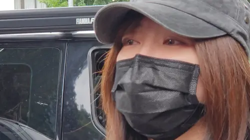 ▲林穎孟從庭內哭到庭外，不過前夫林致光說她演戲、很會藉由哭泣博取同情。（圖／記者劉松霖攝）