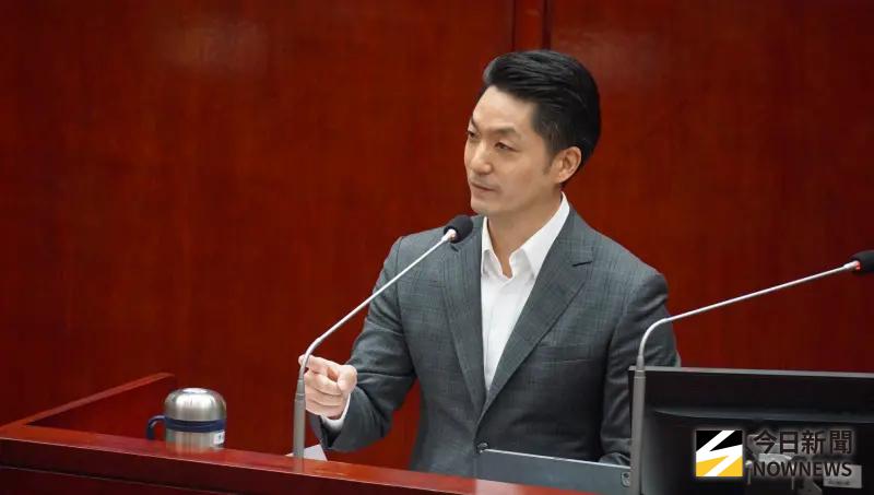 ▲台北市長蔣萬安前往市議會市政總質詢。（圖／記者呂炯昌攝）