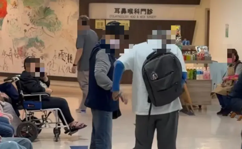 ▲北醫兩病患因血壓機爆發衝突。（圖／翻攝Threads@jackryan0123)