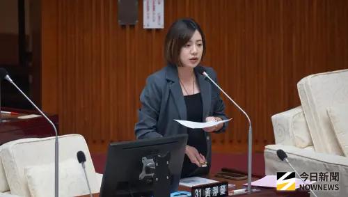 ▲民眾黨市議員黃瀞瑩。（圖／記者呂炯昌攝）