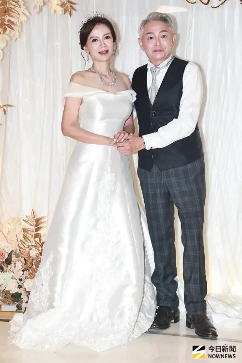 ▲高欣欣和李國超補辦婚禮。（圖／記者葉政勳攝）