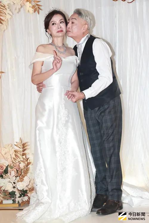 ▲高欣欣和李國超補辦婚禮。（圖／記者葉政勳攝）