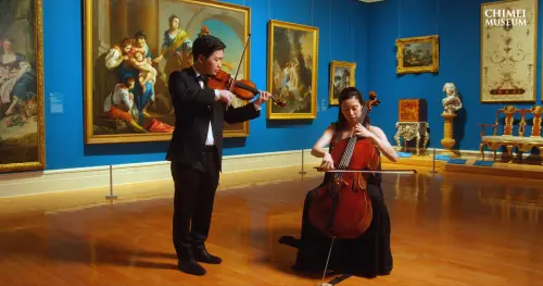 ▲奇美博物館在2020年響應美國大都會博物館「線上提琴活動」，特別拍攝影片分享奇美名琴的蒐藏特色與動人樂音。（圖／奇美博物館臉書）