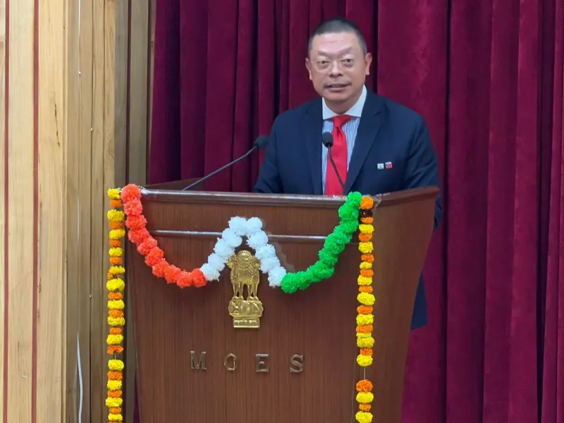 ▲震驚！駐印度副代表謝柏輝午宴期間猝逝，享年52歲。（圖／翻攝自Taiwan in India臉書）