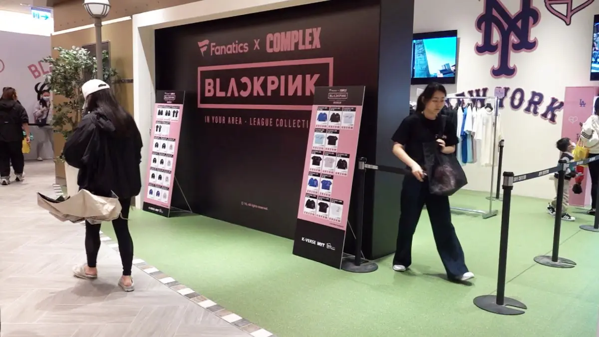 ▲亞洲首站的BLACKPINK快閃店今開幕，不到半天就吸引近千粉絲到場。（圖／記者嚴俊強攝）