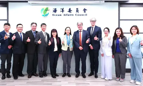 永續合作夥伴的關係！荷蘭在台辦事處拜會海洋委員會深化海洋治理
