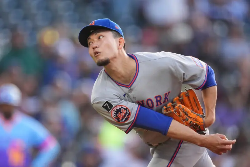 ▲日本傳奇名宿和田毅分享自己的WBC經典賽14人投手名單，欽點山本由伸、菊池雄星、今永昇太和菅野智之擔任4位先發投手，效力紐約大都會的強投千賀滉大則是備位先發。（圖／美聯社／達志影像）