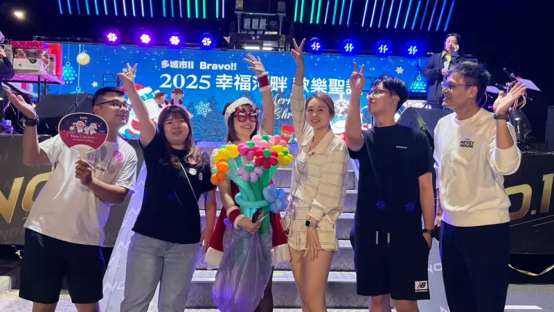 ▲「多城市 II」今（13）日晚間在大樓前愛河畔舉辦「星光 BBQ 烤肉趴」。（圖／多城國際提供）