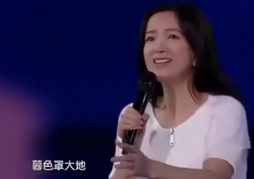 ▲何晴最後一次公開露面是在2014年央視節目《回聲嘹亮》的《水滸傳》劇組重聚特輯。（圖／微博@萬里桐花開）