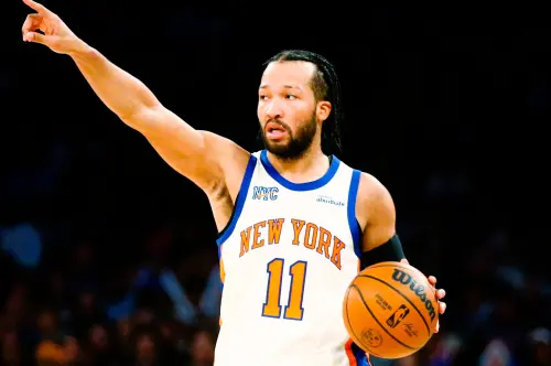 ▲Brunson全場27次出手攻下40分，另有4籃板、8助攻，投籃命中率高達59.3%。（圖／美聯社／達志影像）