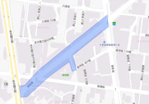 ▲台南永康區12月15日停水影響範圍。（圖／台灣自來水公司water.gov.tw/）