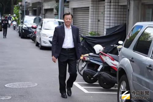 ▲寇世勳現身坣娜追思會。（圖／記者黃聖凱攝）