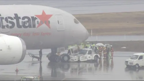 成田機場傳火警！航機拖車起火「車體焦黑」花40分撲滅　航班延誤
