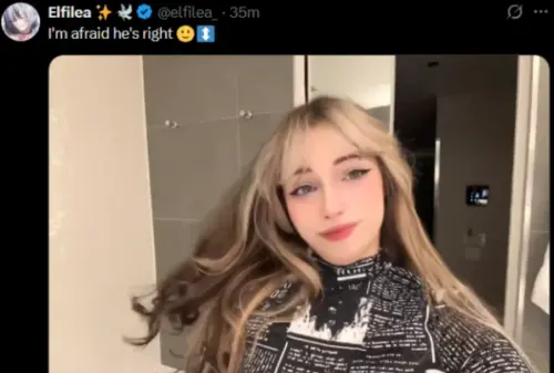 ▲xQc認為VTuber是因為真人太噁心而不敢露臉的言論曝光後，在社群上出現一票VT開始曬出自己生活照反擊。（圖／社群平台X）