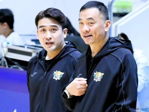 ▲中信管理學院教練何正峰（左）和顏君彰。（圖／中信管理學院提供）