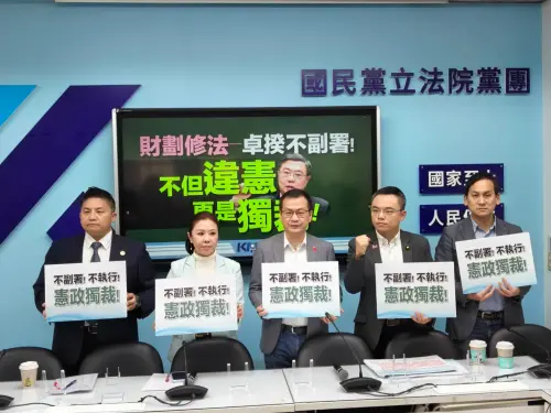 便當會決定「不副署不執行」法案　藍轟：跟獨裁國家有什麼兩樣？
