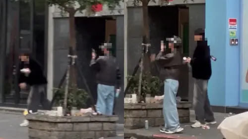 超跑巷見2男「撿酒瓶狂砸」！玻璃碎片散車道　網批：很好玩嗎？
